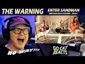 NO WAY!!!  The Warning CRUSHING Metallica's ENTER SANDMAN at ages 14, 12, and 9!  My First Reaction!
