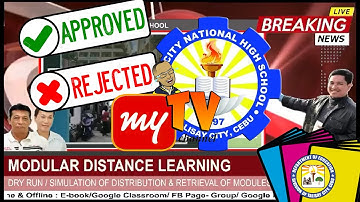 DRY RUN IN DISTRIBUTION OF PRINTED MODULES  I myTVchannel
