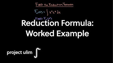 Reduction Formula Worked Example | Single Variable Calculus | Project Ulim