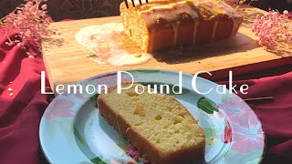 Lemon Pound Cake | باوند كيك الليمون سهله ولذيييييذه ?