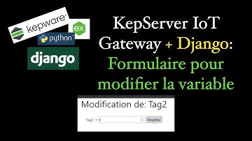 KepServer IoT Gateway + Django - Formulaire