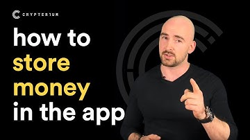 Crypterium | How to store money in the Crypterium App