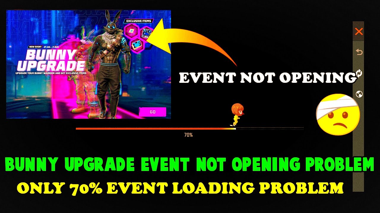 HOW TO OPEN BUNNY UPGRADE EVENT | BUNNY UPGRADE EVENT NOT OPENING PROBLEM | GW ADNAN