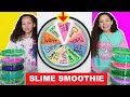 Mystery Wheel of DUMP IT Slime Smoothie Challenge!!!
