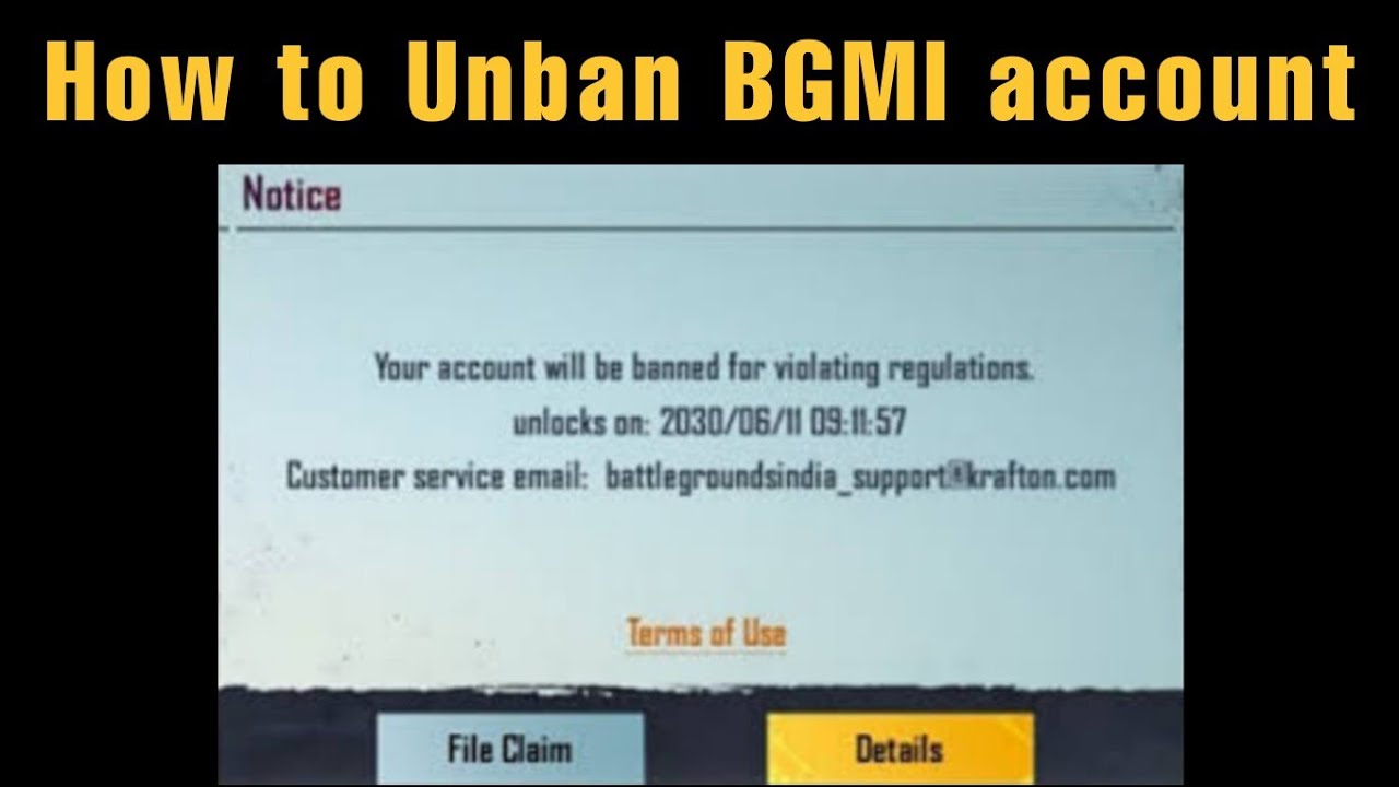 How to get BGMI banned account back | Steps to Unban BGMI and retrieve our account | #shorts