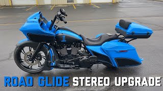 2017 HARLEY ROAD GLIDE FAT TIRE STEREO UPGRADE & ELECTRICAL FIX