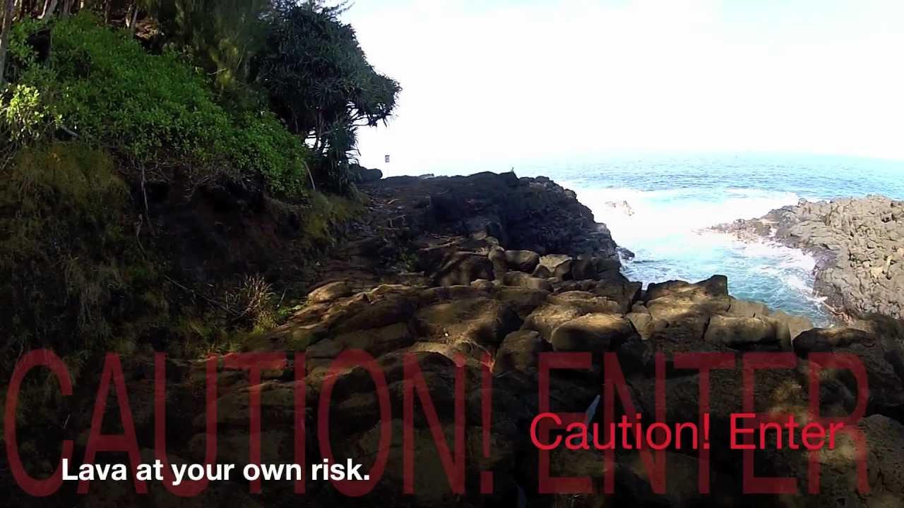 Queens Bath, Kauai Hawaii - YouTube