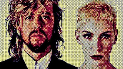 [ Amstrad CPC ] RGC 2024 - Music demo screen by Cyrille Ayor61 :Playing with my CPC ( Eurythmics )