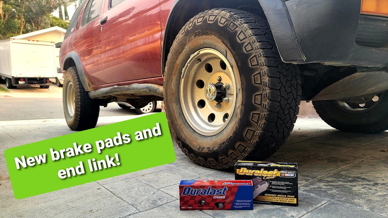 R50 Pathfinder gets new brakes and Sway bar end link! - YouTube