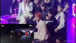 BTS reaction to TWICE - bad girl , good girl MAMA 2018 in Japan
