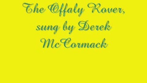 The Offaly Rover - Derek McCormack