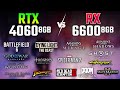 RTX 4060 vs RX 6600 | Test in 15 Games | 1440p