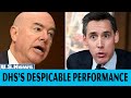 Intense Exchange - Watch Josh Hawley Criticizes Mayorkas Over DHS&#39;s Despicable Performance