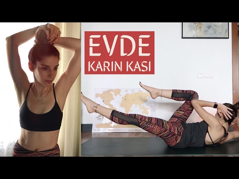 Evde KARIN KASI egzersizi | 8 dakikada Yaza Hazırlık!