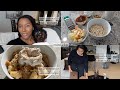 Vlog motherhood  baby updates apple cinnamon oatmeal recipe nontoxic clean with me