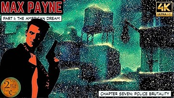 Max Payne 1: 4K Remaster Ep. 5: Running for HIS LIFE | Part 1, Chapter 7: Police Brutality
