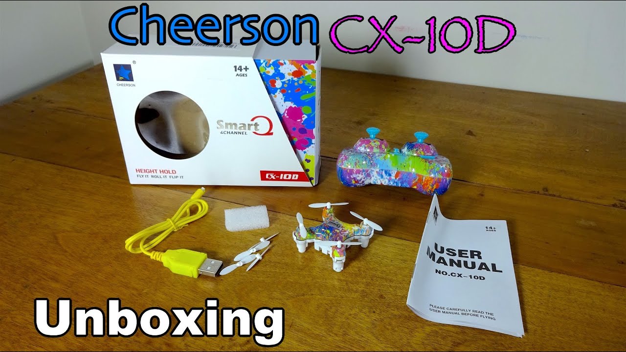 Cheerson CX-10D Unboxing and Quick Test