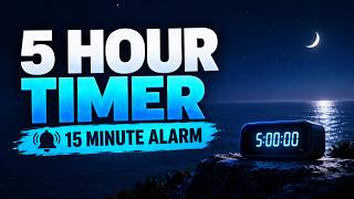5 Hour Countdown Timer With 15 Minute LOUD Alarm For Heavy Sleepers