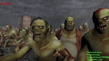 Unity - 34 000 Zombies - They Are Billions attempt