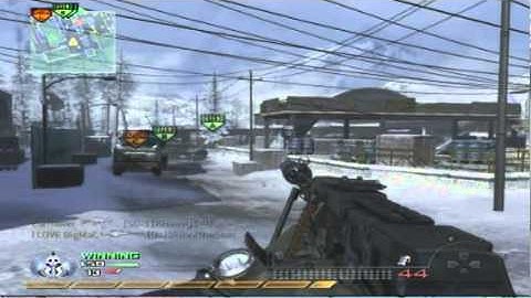 Modern Warfare 2 nuke w/ RPD silenced - grip