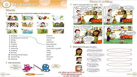 Get Ready for Starters – 2nd Edition | Unit 9: My hobbies | Lớp Tiếng Anh Cô Nguyệt Vui Vẻ