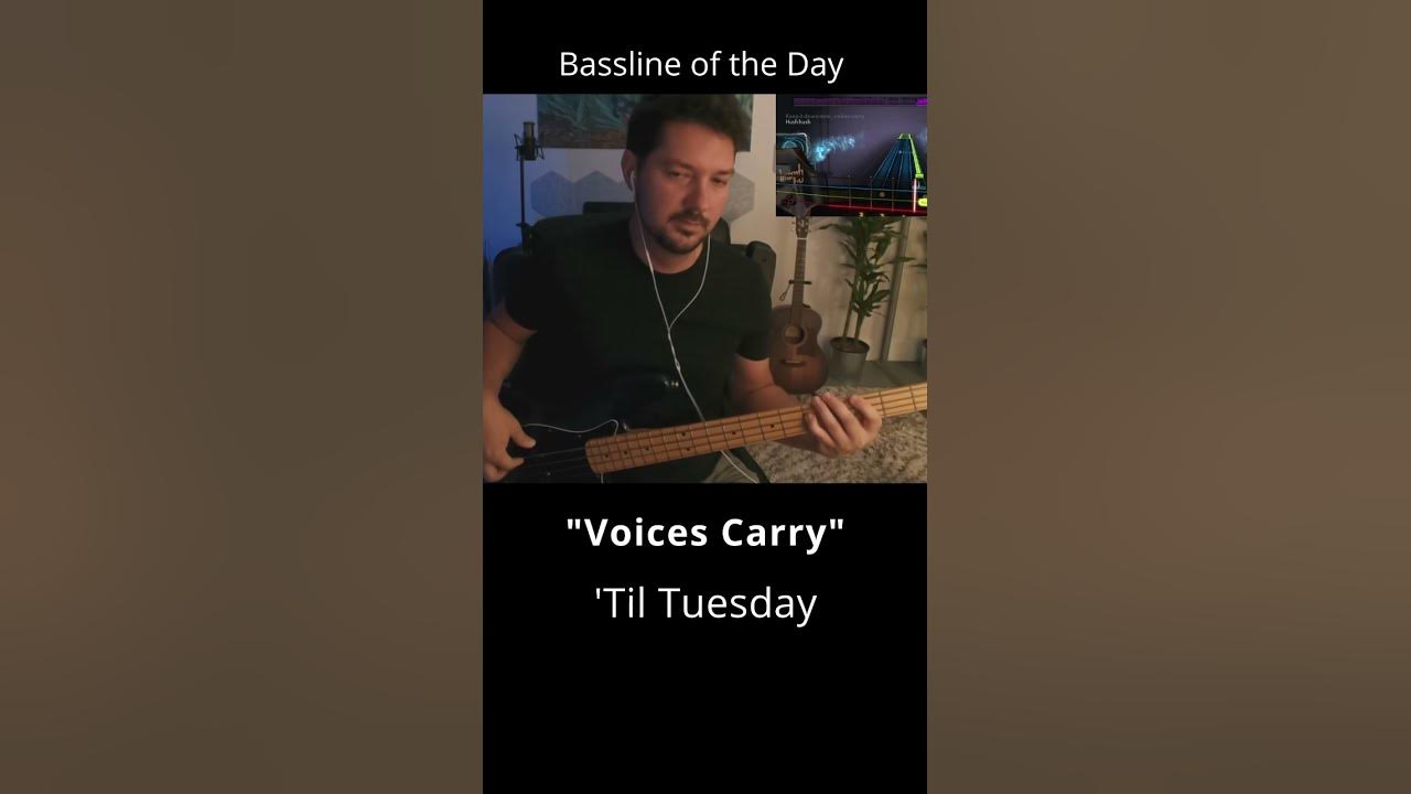 Voices Carry - ‘Til Tuesday - #bass line of the day