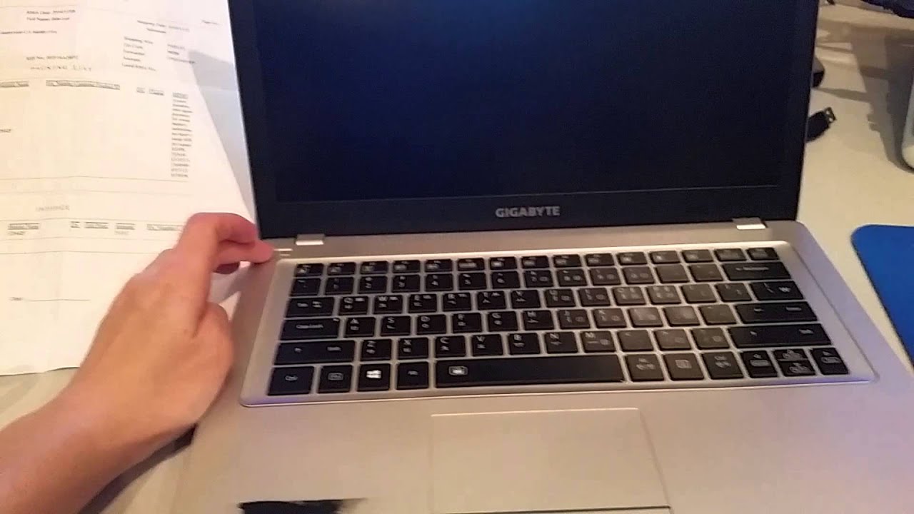 Gigabyte U2442F After Gone Through Repair Center YouTube