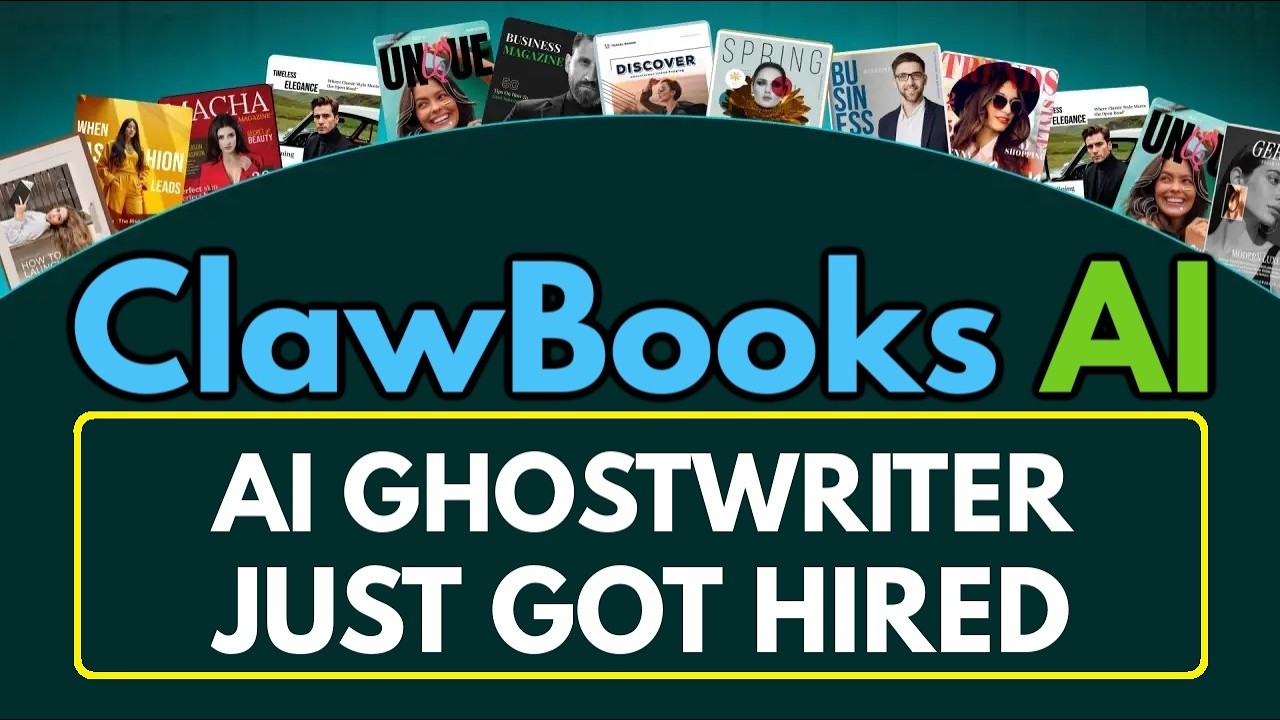 ClawBooks AI Review Demo Webinar Replay Bonus - AI Ghostwriter