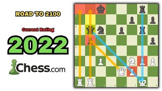 Opposite side castling madness || Road to 2100 on chess.com