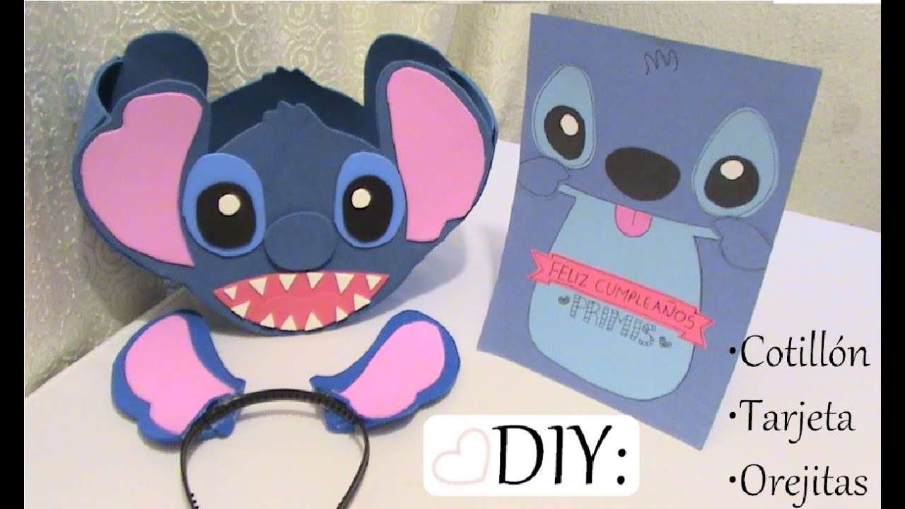 4 DIYS de STITCH que ¡no te puedes perder! (Funda Móvil, Estuche, Cuaderno,  Llavero) Lilo & Stitch 