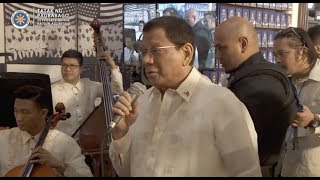 Duterte sings 'Ikaw,' 'Moon River' after Sona