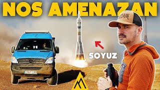 SPACE VANLIFE | Watching a Soyuz Launch in the Kazajstan Desert. EP74