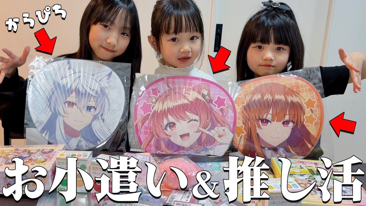 【推し活帳】2月お小遣い＆カラフルピーチのグッズ争奪戦・からぴち帳作り♥ Vlog