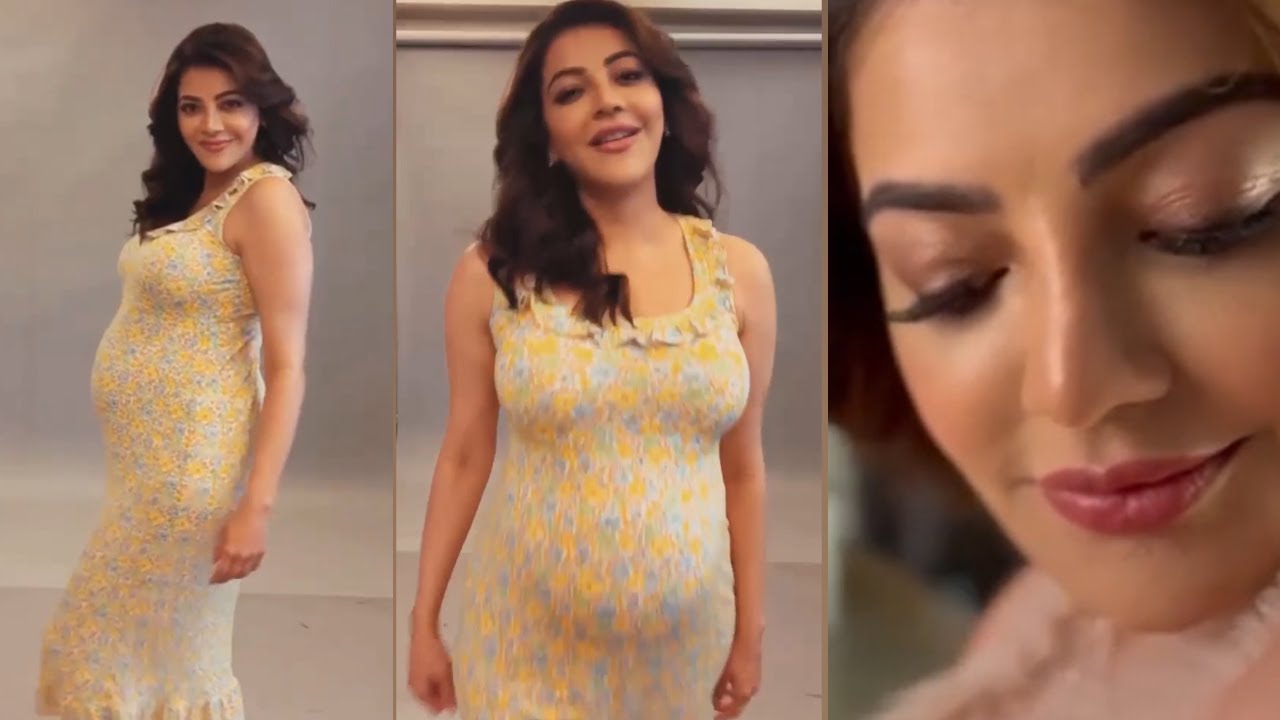 Actress Kajal Aggarwal Latest Video With Pregnancy | Manastars - YouTube