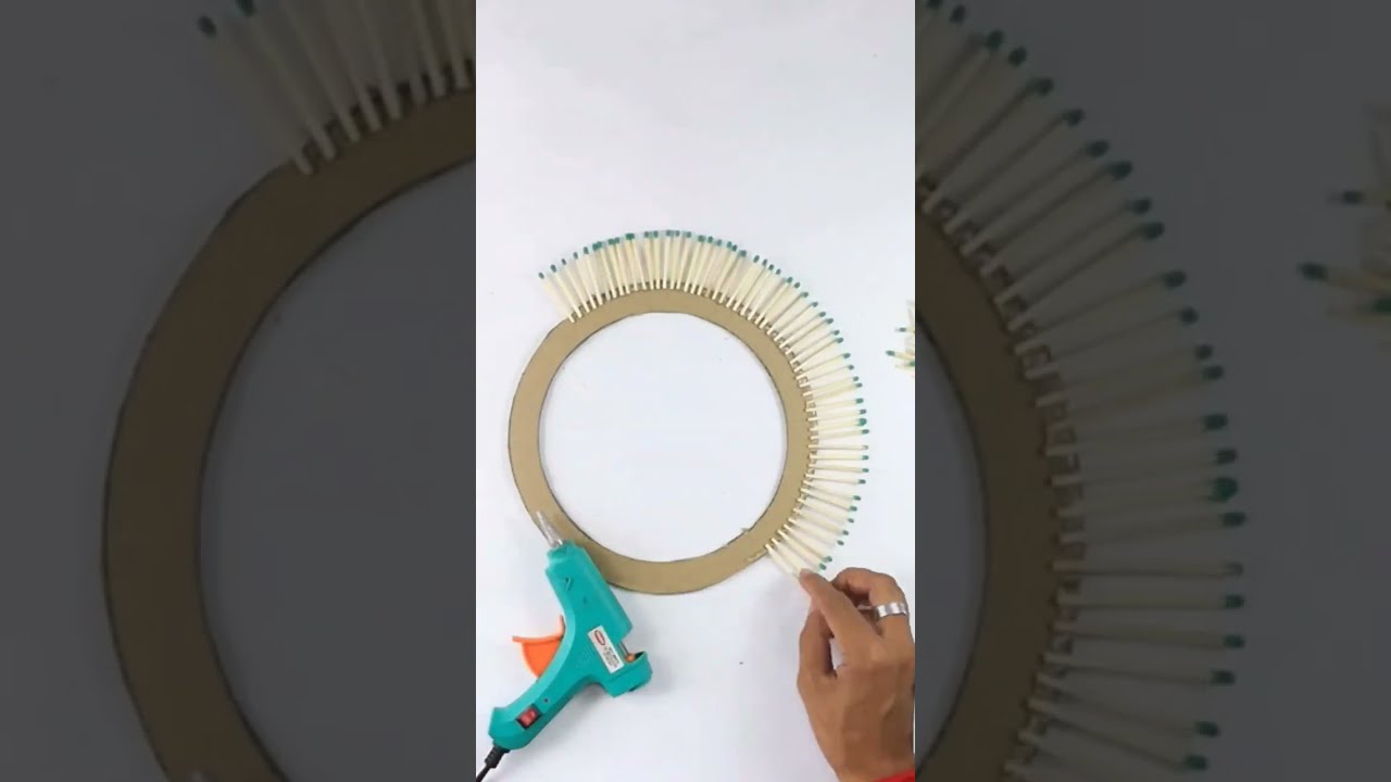 Diy Matchsticks Craft Wall Hanging Shorts Youtubeshorts Viral Trending
