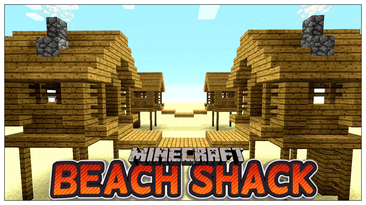 Minecraft: How To Build A Small Beach Shack (Easy survival Shack