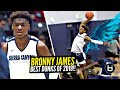 Bronny James BEST 9th Grade Dunks! You Wont BELIEVE How Much Bronnys BOUNCE IMPROVED From 2018 to 19