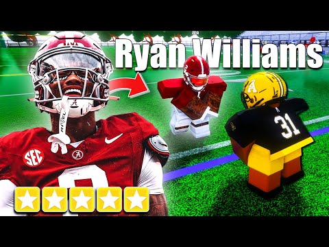 I Became Ryan Williams In Roblox College Football 26 &amp; THIS HAPPENED