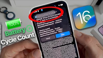 How to find iPhone Battery Cycle Count in iOS 16