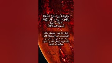 سورة البقره اية 14 اية 15 اية 16 بصوت سليمان العتيبي