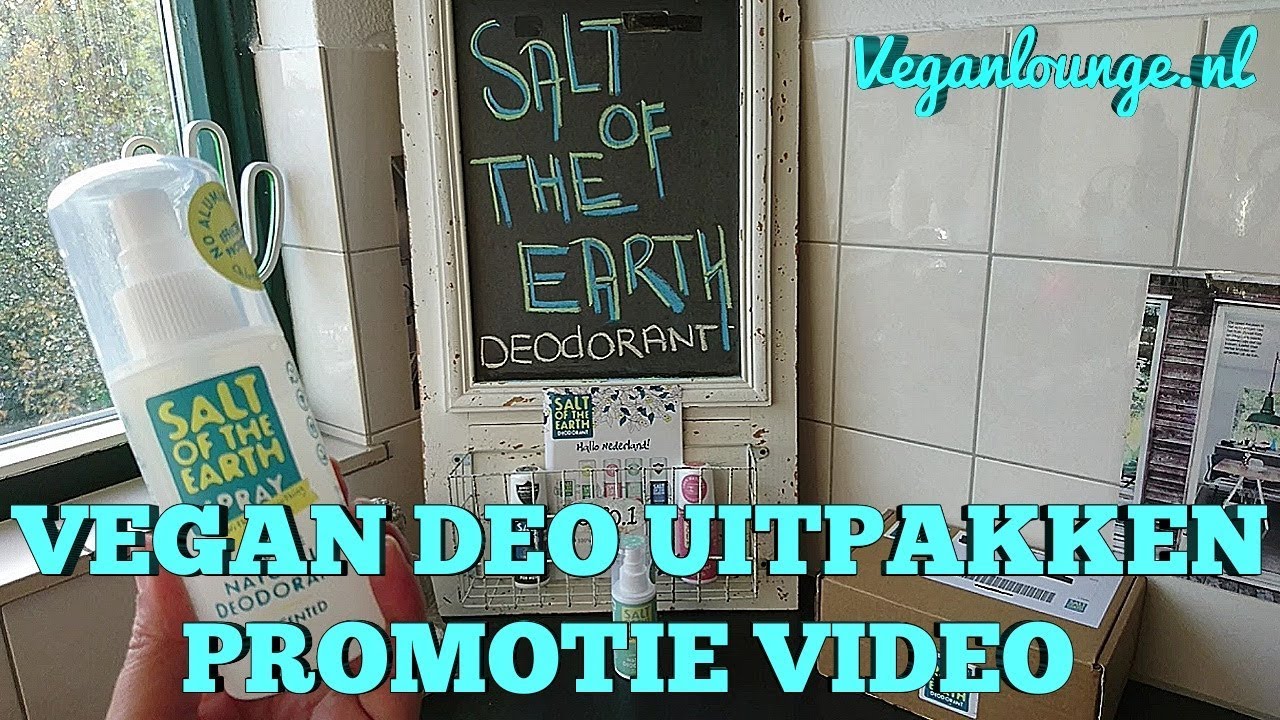 SALT OF THE EARTH - GEZONDE DEODORANT UITPAKKEN!
