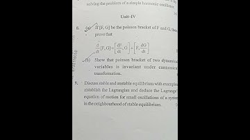 MSc 1st sem Classical Mechanics question paper 2018-19 #MDU
