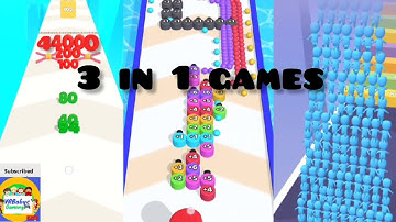 #numbermaster vs #stickynumbers vs #countmaster crowd runner3D maths max level update 60 #gameplay