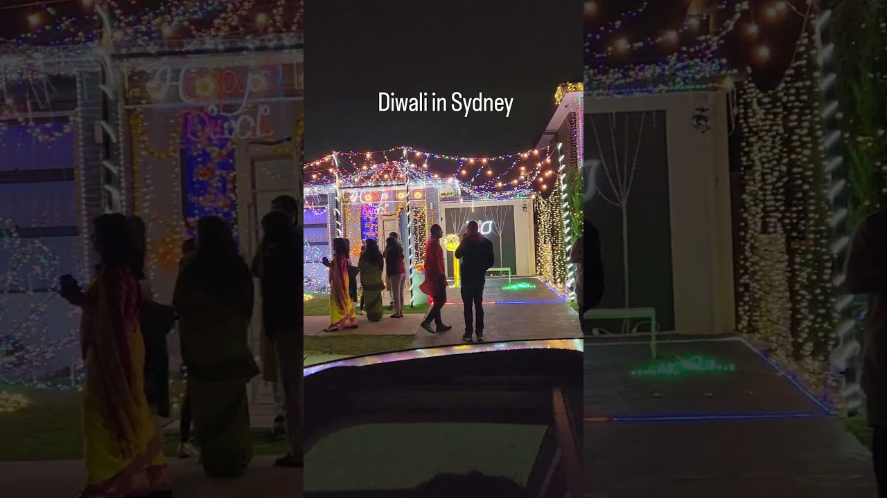 Happy Diwali from Australia 🪔‼️Sydney streets are filled with the vibrant spirit of India.