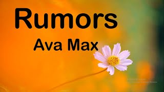 Ava Max - Rumors (Lyrics)