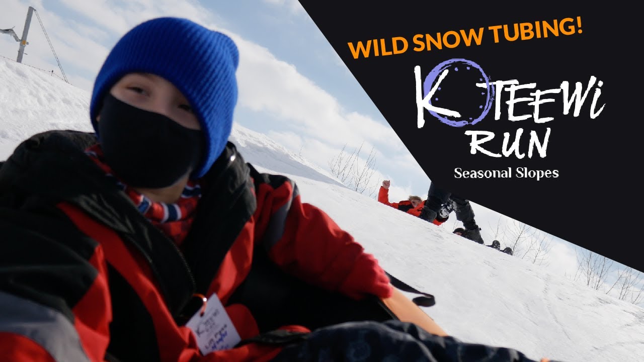 Snow Tubing at Koteewi Run Seasonal Slopes We had a Blast