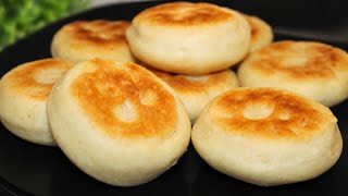 MAKE BREAD IN FRY PAN | NO EGG NO YEAST‼️