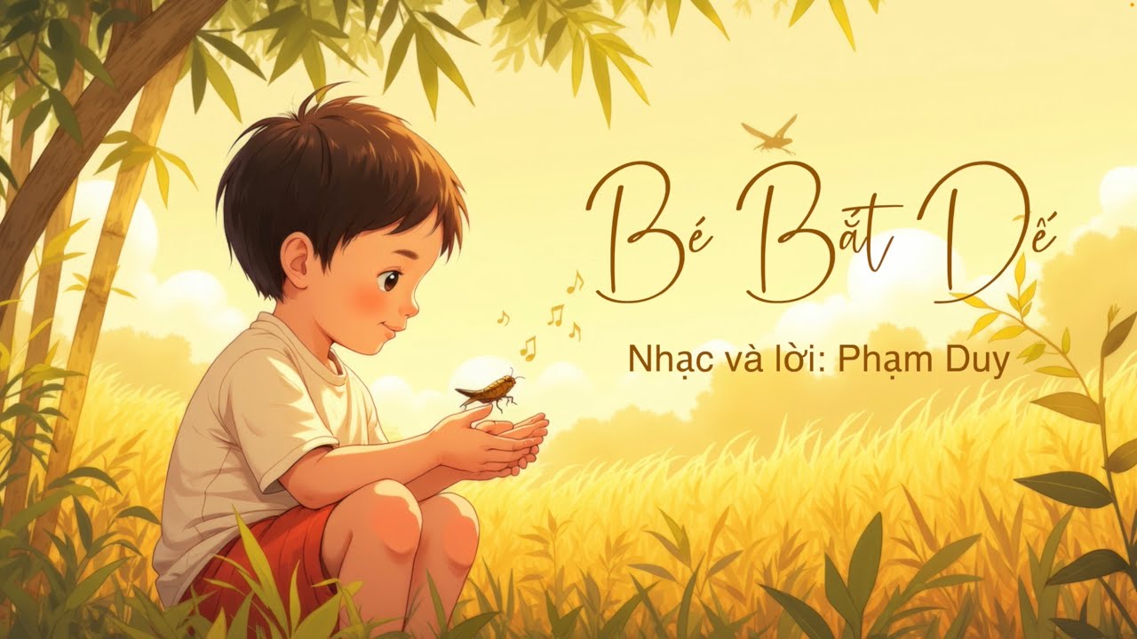Bé Bắt Dế | Karaoke | Nguyễn Phát | Nhạc Phạm Duy