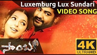 Luxemburg Lux 4K Video Song Samba Jr Ntr & Bhumika