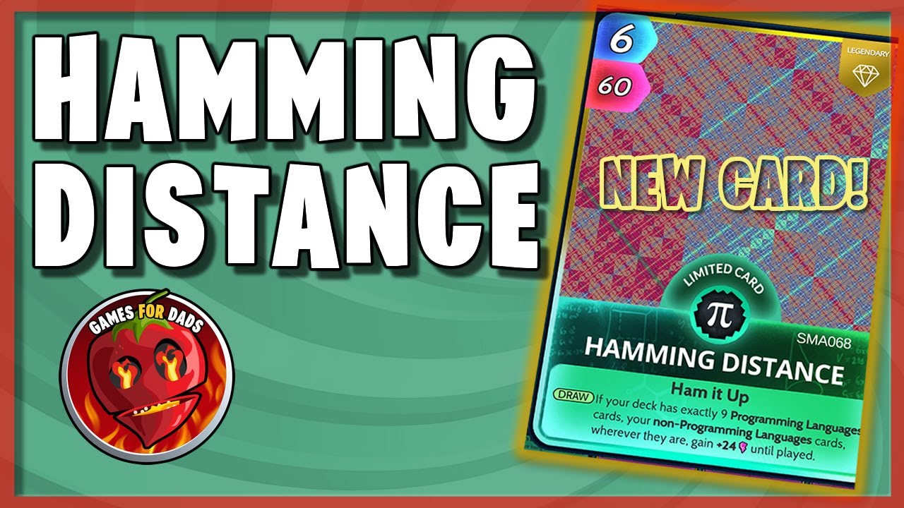 Хорошая ли новая карта "Расстояние Хэмминга"? - Cards Universe & Everything